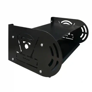 Wall-Mounted Metal Router Stand (Black)