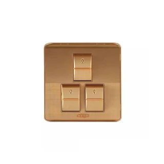 3 Gang 1 Way Switch