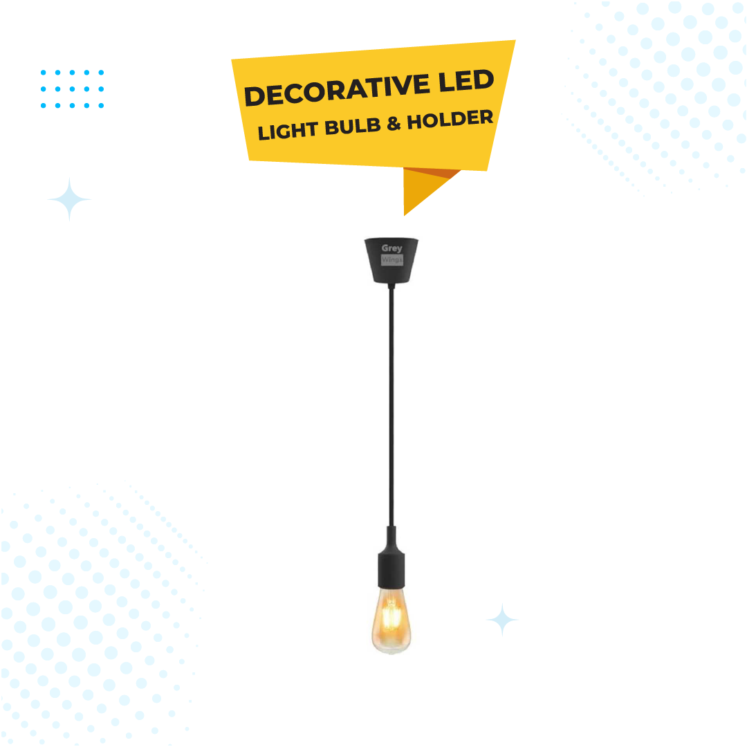 Decorative LED light bulb & Holder.