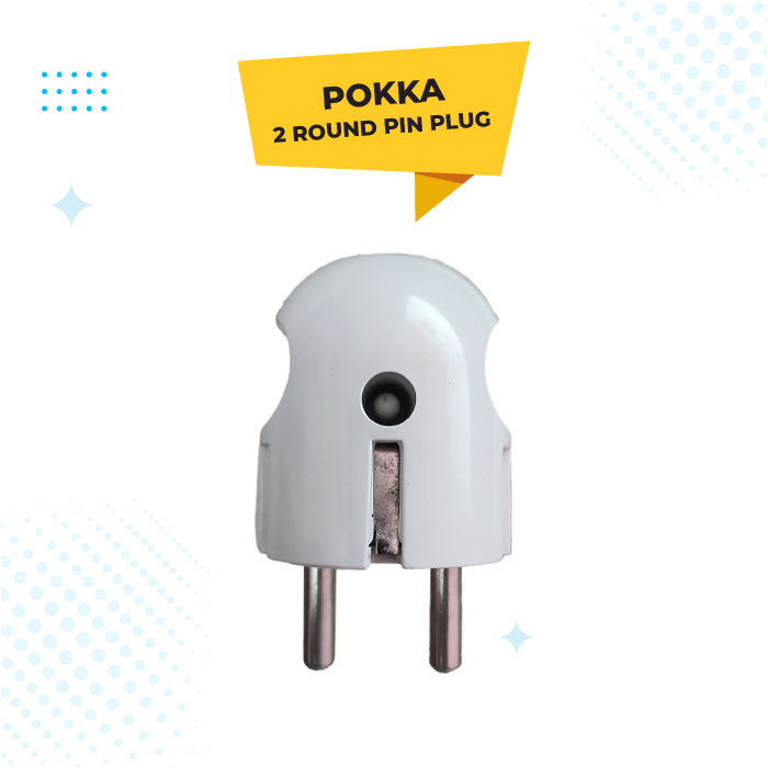 POKKA 2 ROUND PIN PLUG