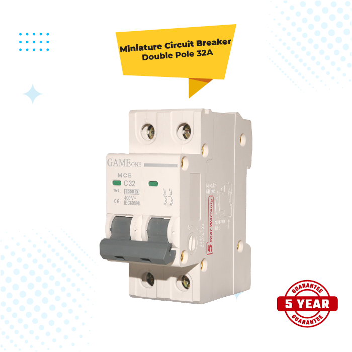MCB Double Pole Circuit Breaker 32A