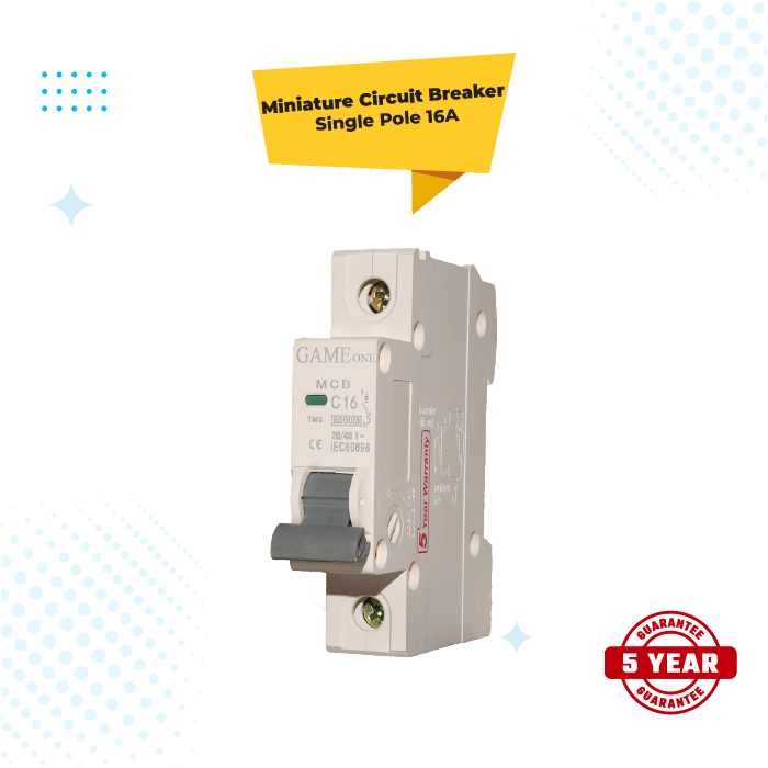 Miniature Circuit Breaker Single Pole 16A