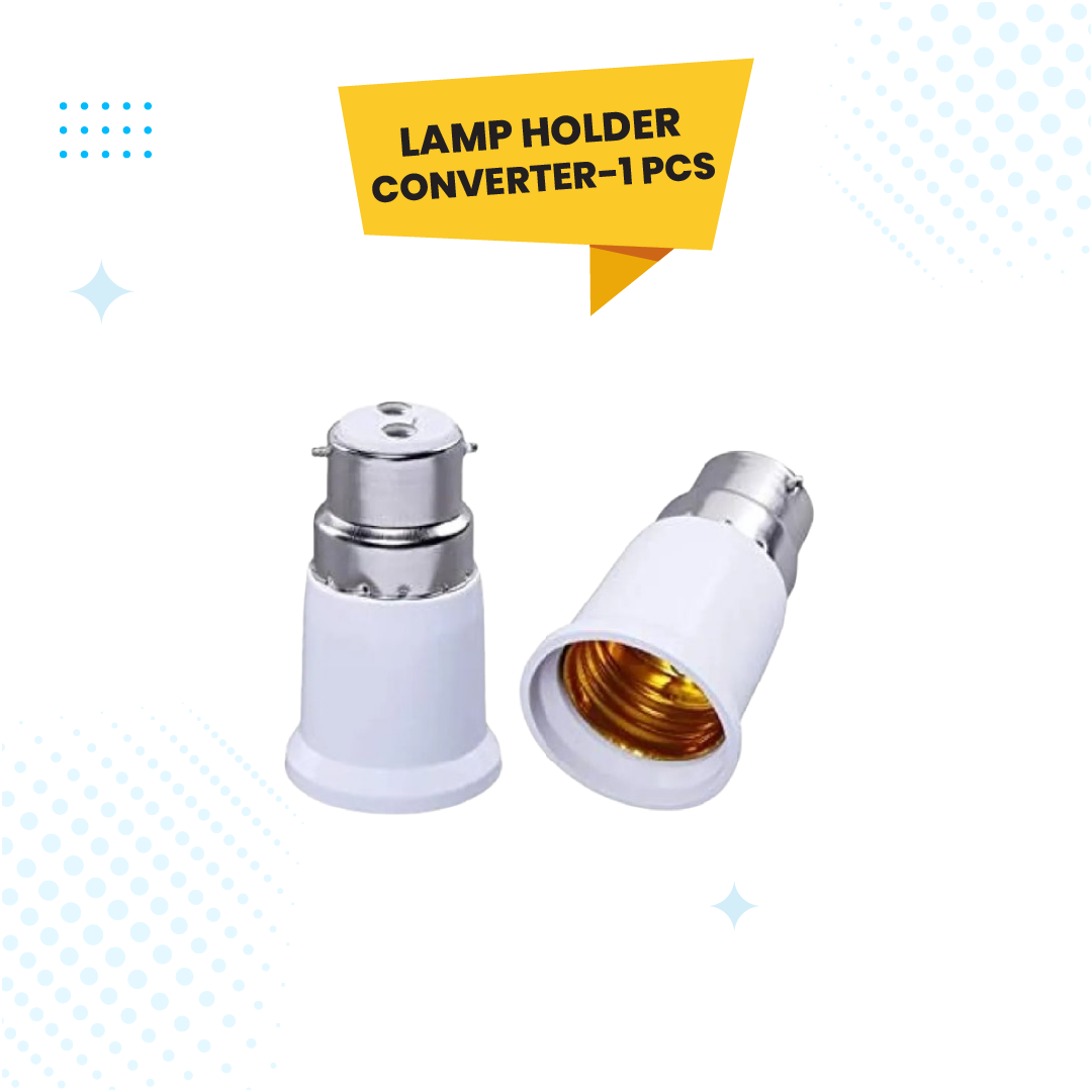 1 Pcs ( Pin to Patch ) Lamp Holder Converter Adapter (ল্যাম্প হোল্ডার)