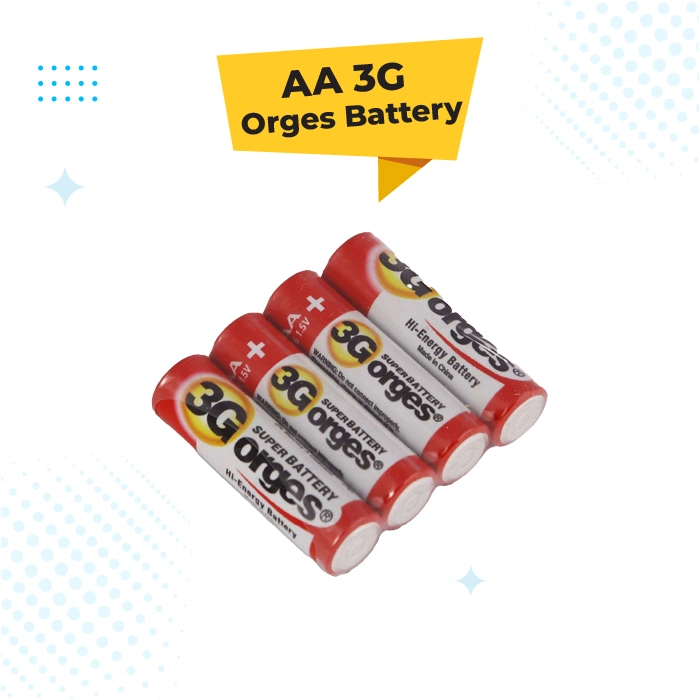1.5V AA 3G Orges Battery (4 Pcs)