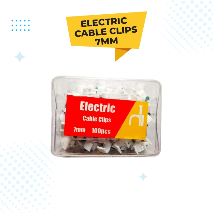 Electric Cable clip 7 MM (ক্যাবল ক্লিপ)