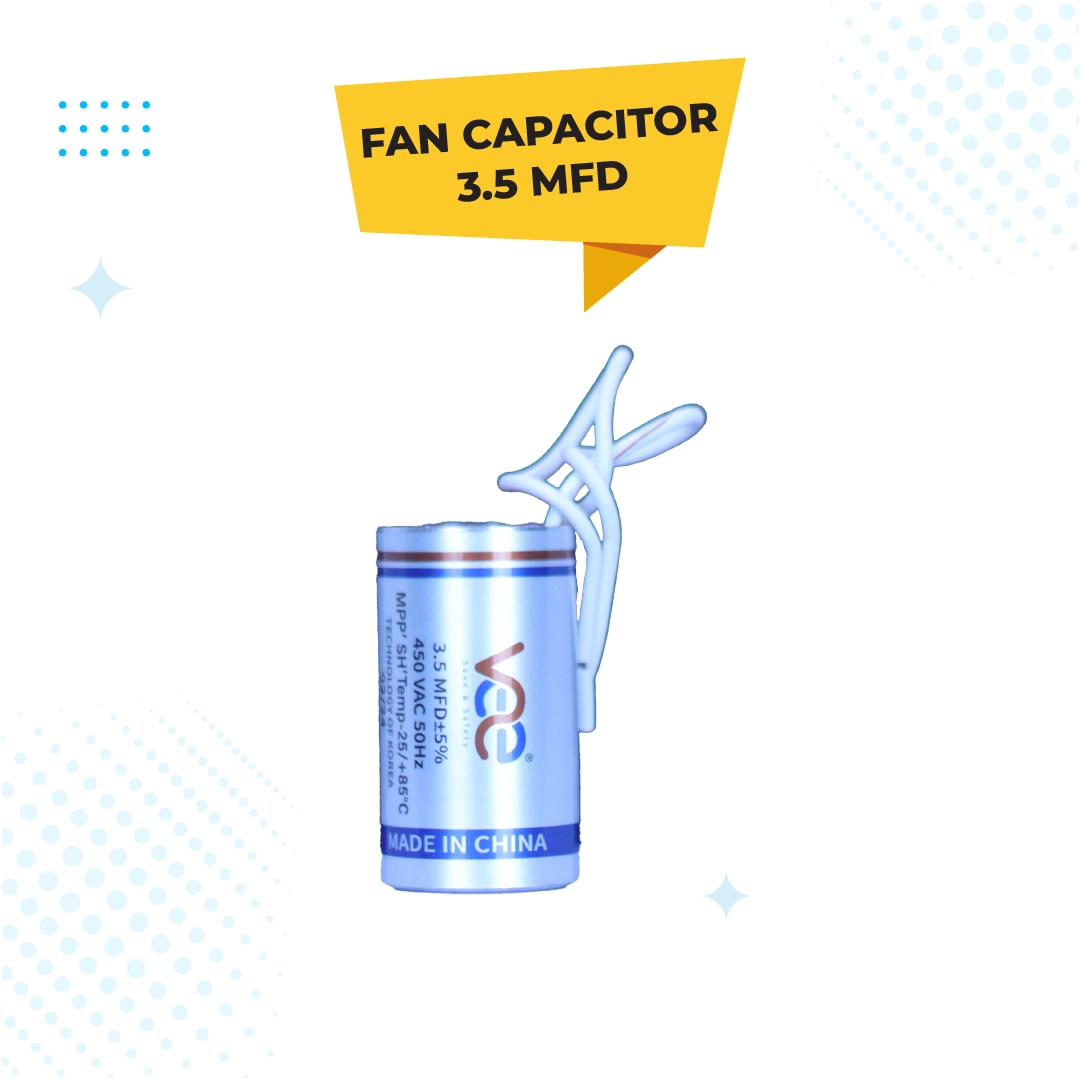 Fan Capacitor (সিলিং ফ্যান ক্যাপাসিটর 3.5MFD)