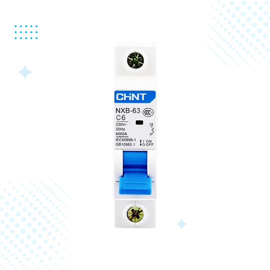 Chint NXB-6 Amp Miniature Circuit Breaker Single pole