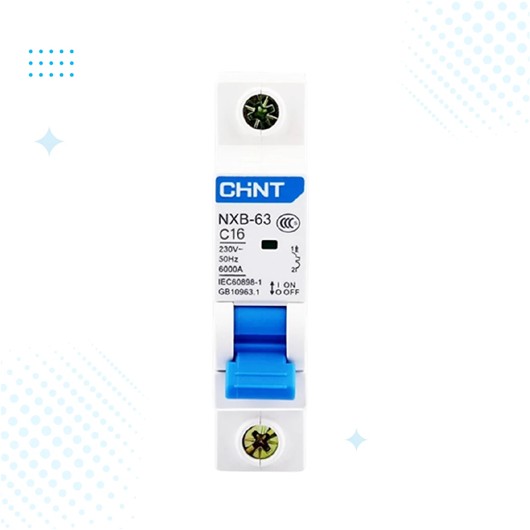 Chint NXB-16 Amp Miniature Circuit Breaker Single pole