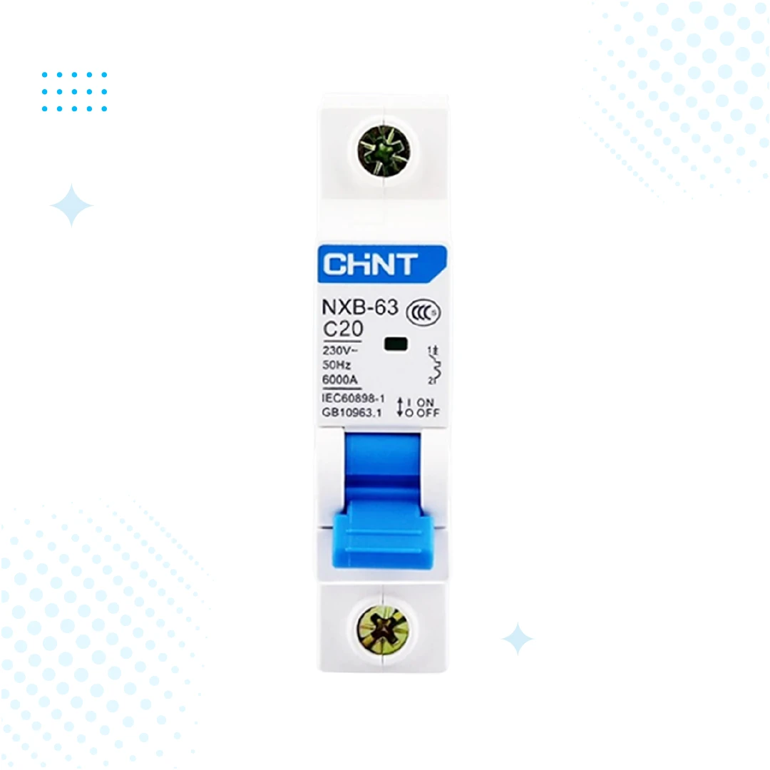 Chint NXB-20 Amp Miniature Circuit Breaker Single pole