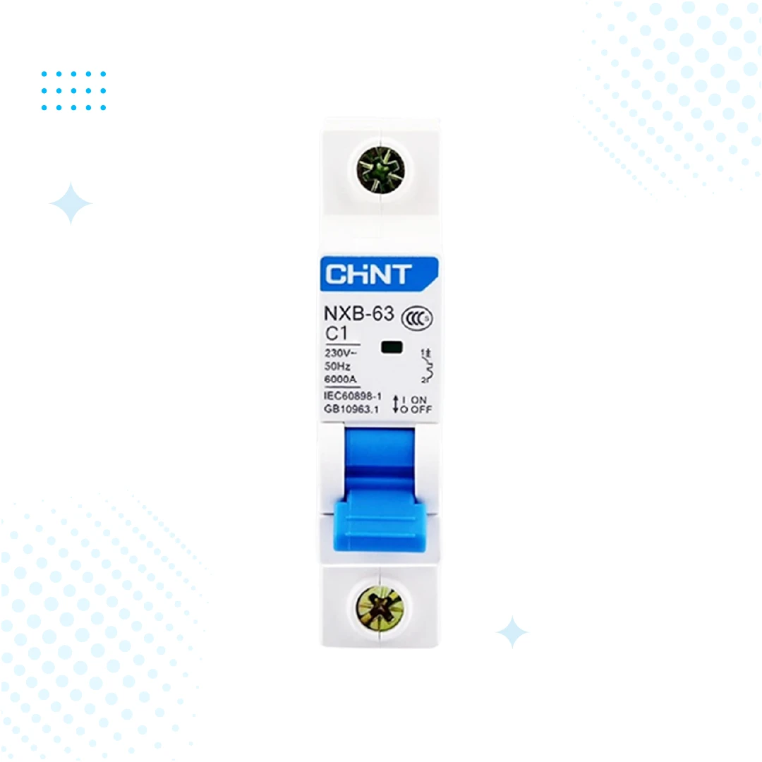Chint NXB-1 Amp Miniature Circuit Breaker Single pole