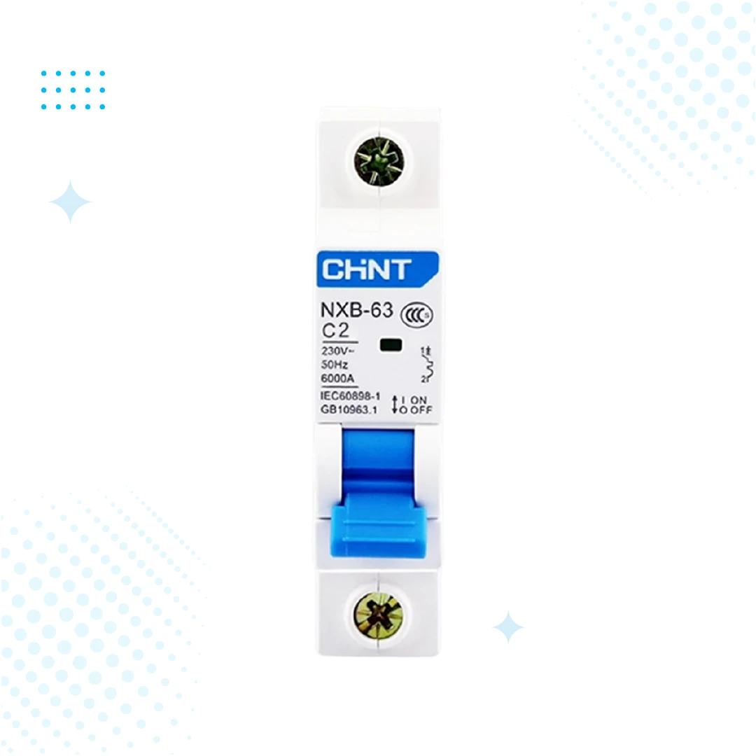 Chint NXB-2 Amp Miniature Circuit Breaker Single pole
