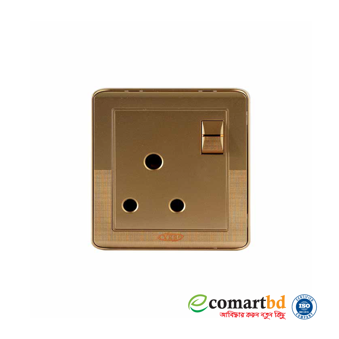 3 Pin Round AC Socket