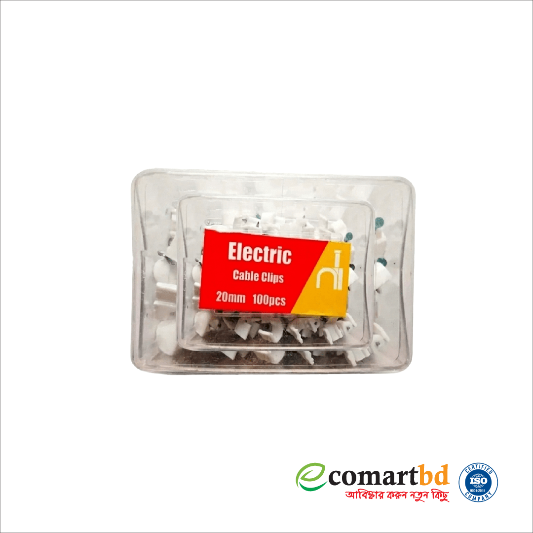 Electric Cable clip 20 MM (ক্যাবল ক্লিপ)