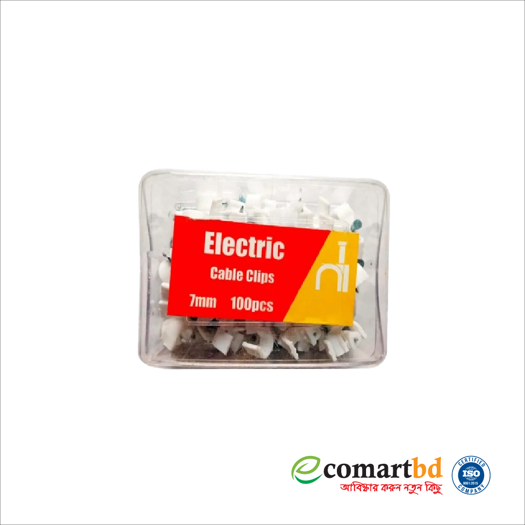 Electric Cable clip 7 MM (ক্যাবল ক্লিপ)