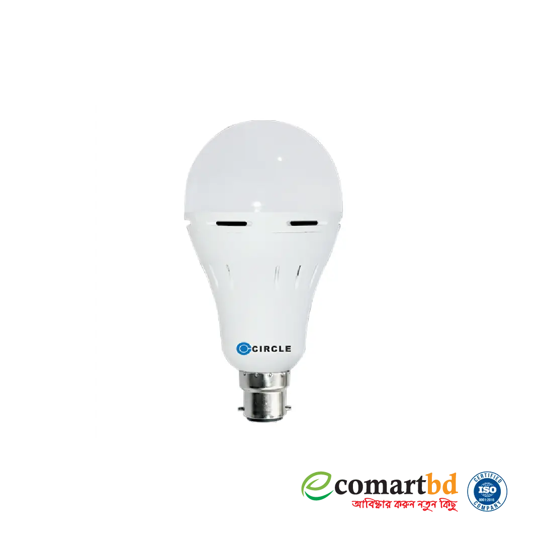 Circle AC-DC Backup LED Bulb 12 Watt