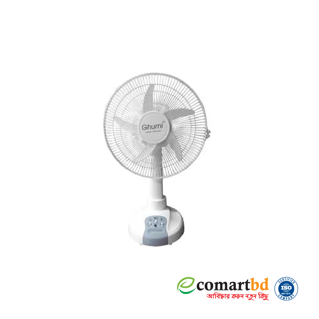 Ghurni 16 inch Ac/Dc Rechargeable Table Fan