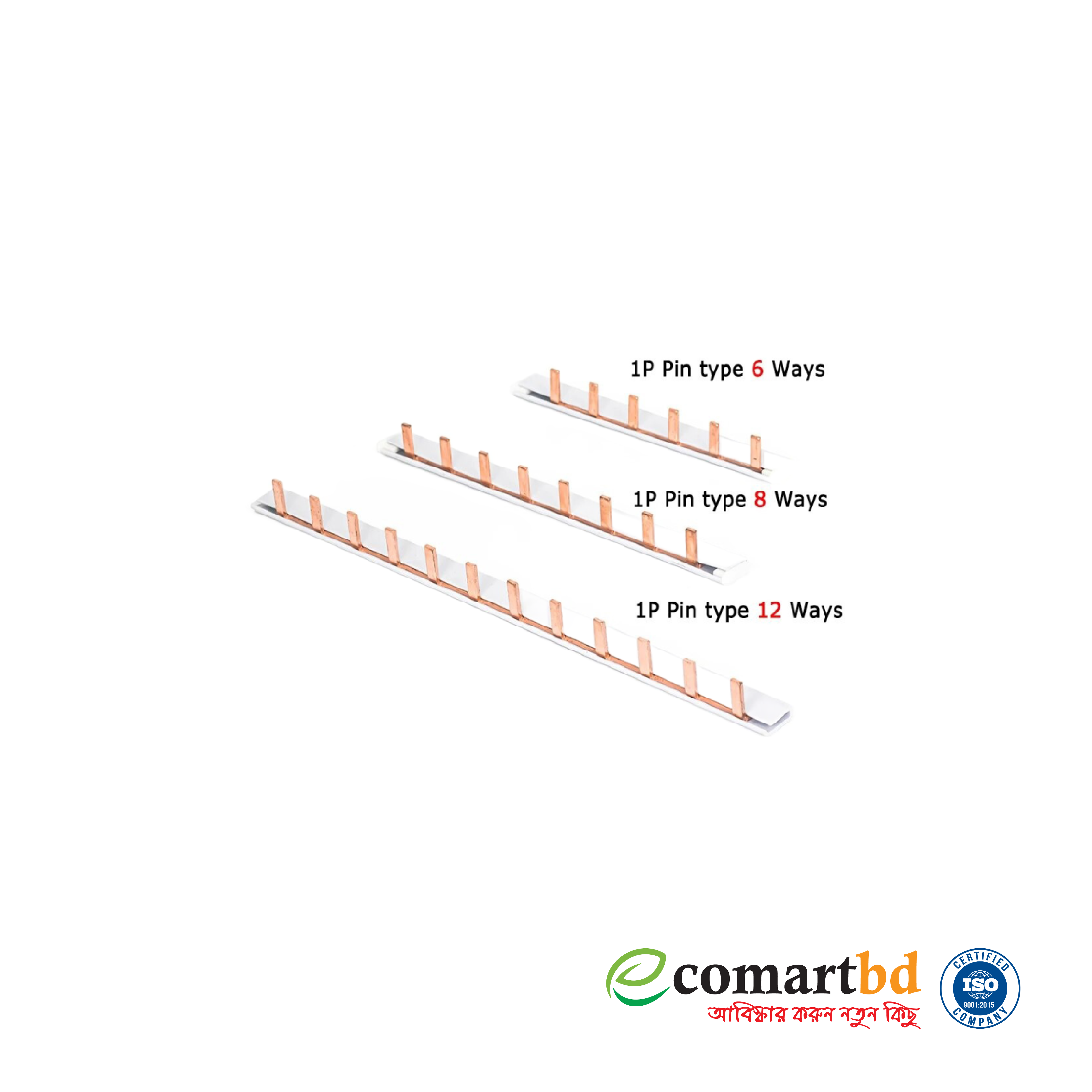 Copper Busbar Connector for Distribution Box PIN TYPE Single pole
