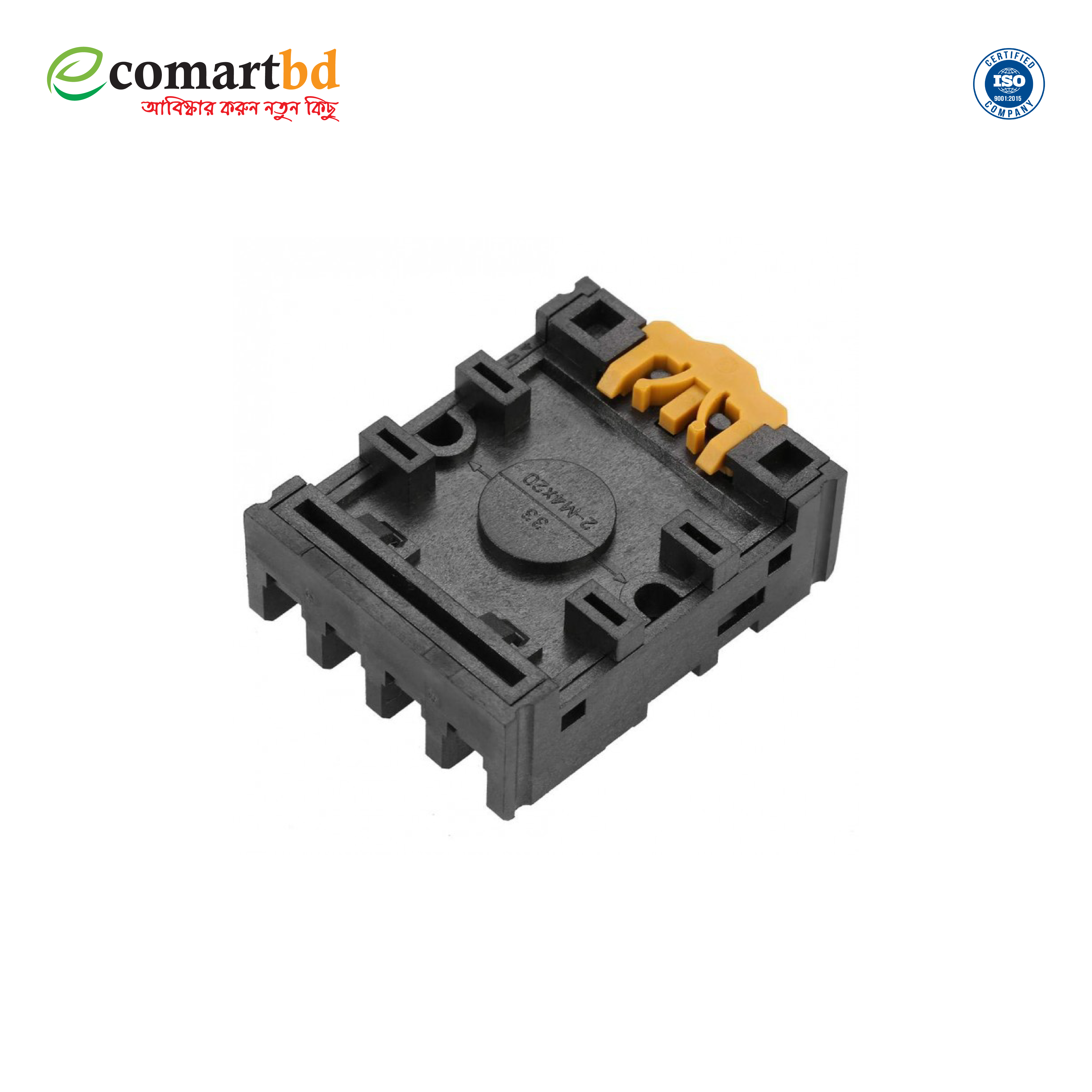 8-pin power relay base socket