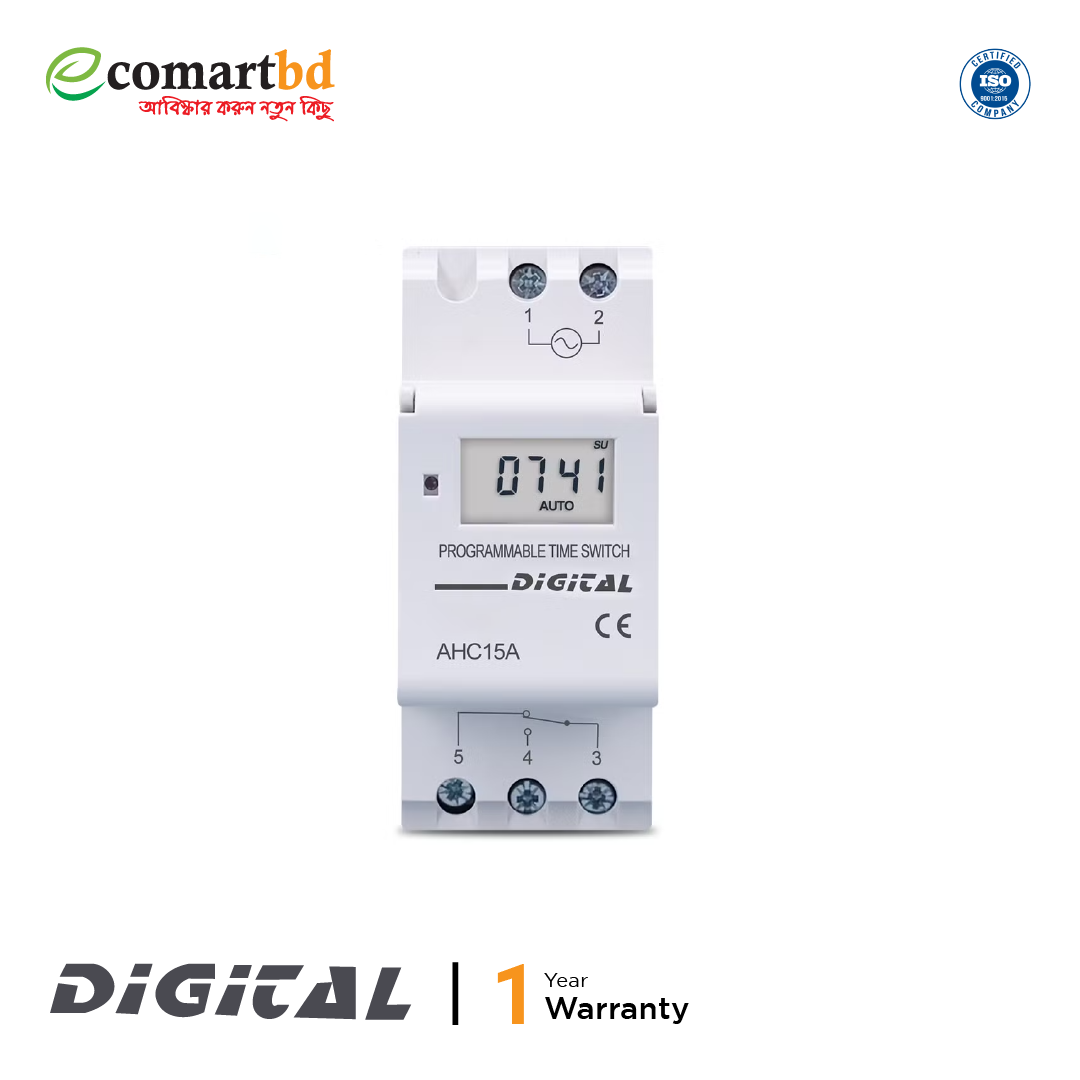 THC15A Electronic Digital Timer Switch Relay Control