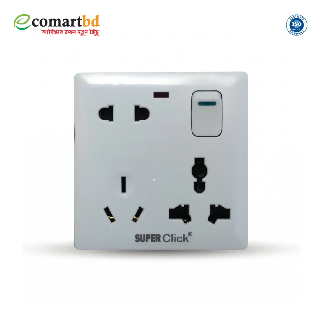 6 Pin Socket With Gang Box