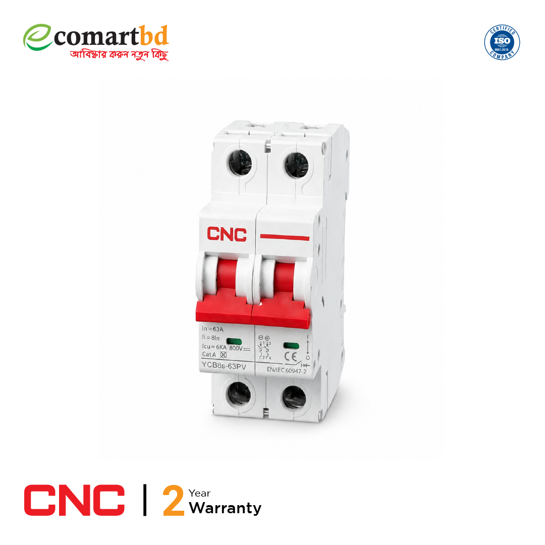 CNC DC Circuit Breaker MCB (ডিসি সার্কিট ব্রেকার)-63A