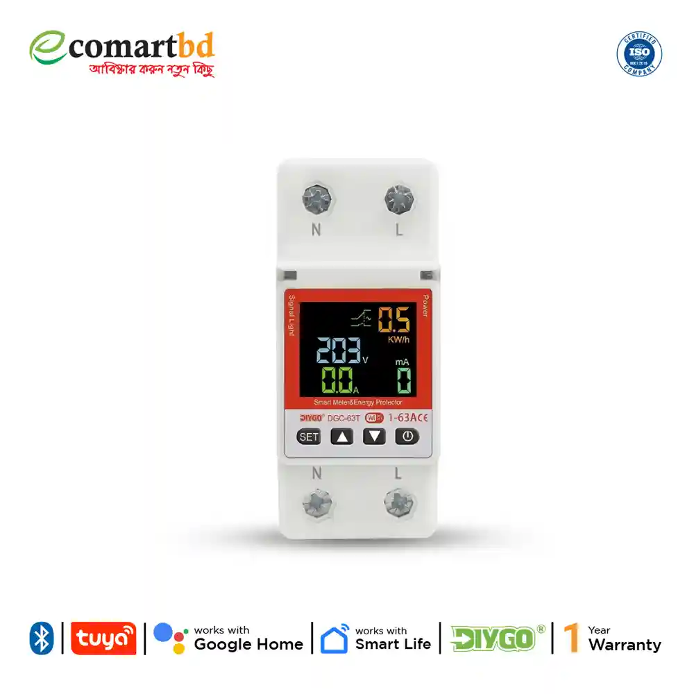 4th Gen. Intelligence Multi-Function Switch/Protector -63A (৪র্থ জেনারেশন মাল্টি ফাংশন সুইচ)