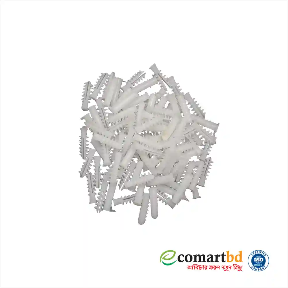 10 No Royal Plug White (রয়্যাল প্লাগ ১০ নম্বর সাদা) ১০০ পিস্