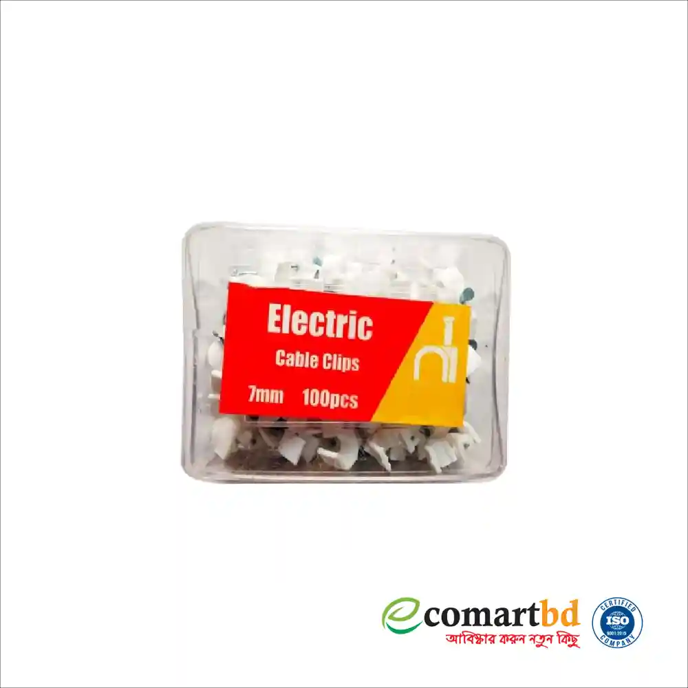 Electric Cable clip 7 MM (ক্যাবল ক্লিপ)