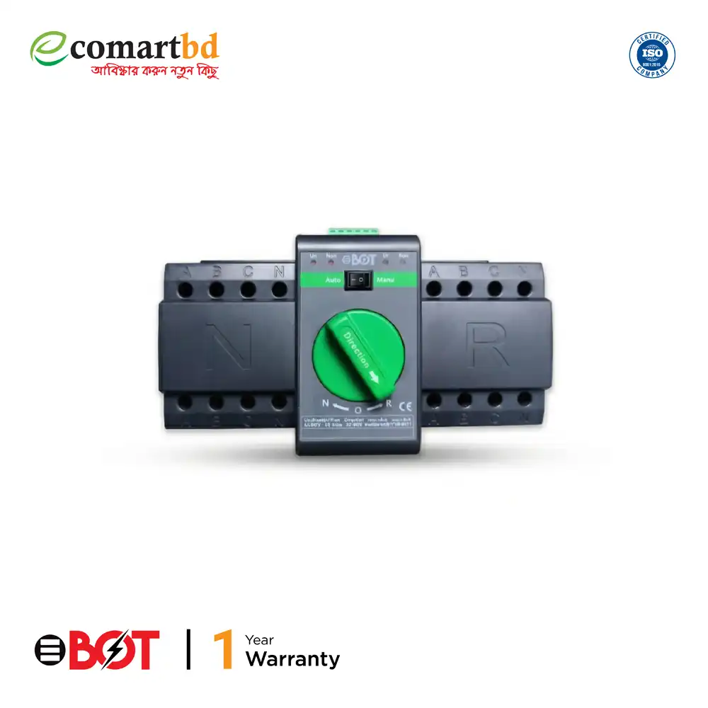 Automatic Transfer Switch (ATS)/অটো চেঞ্জওভার সুইচ-3 Phase/4 Pole