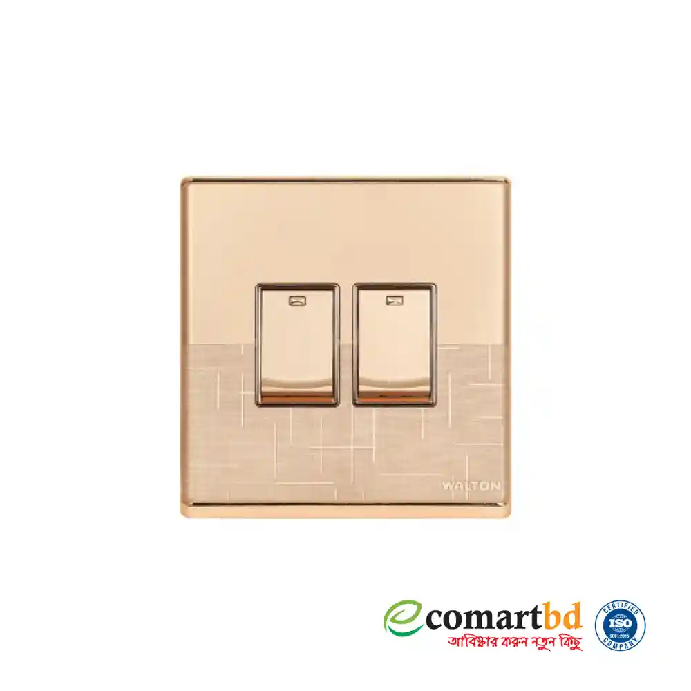 2 Gang 1 Way Switch (Fiona Series) Walton Gang Switch