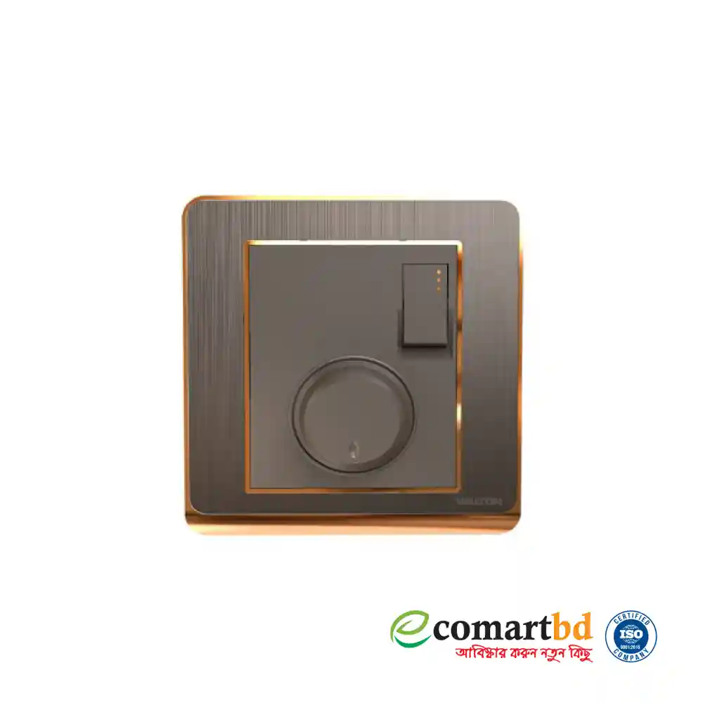 Fan Speed Regulator With Switch (Crown Series) Walton Gang Switch