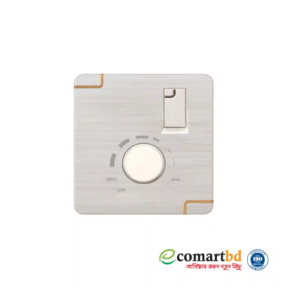 Fan Speed Regulator with Switch (Walton Gang Switch - WFLFRS)
