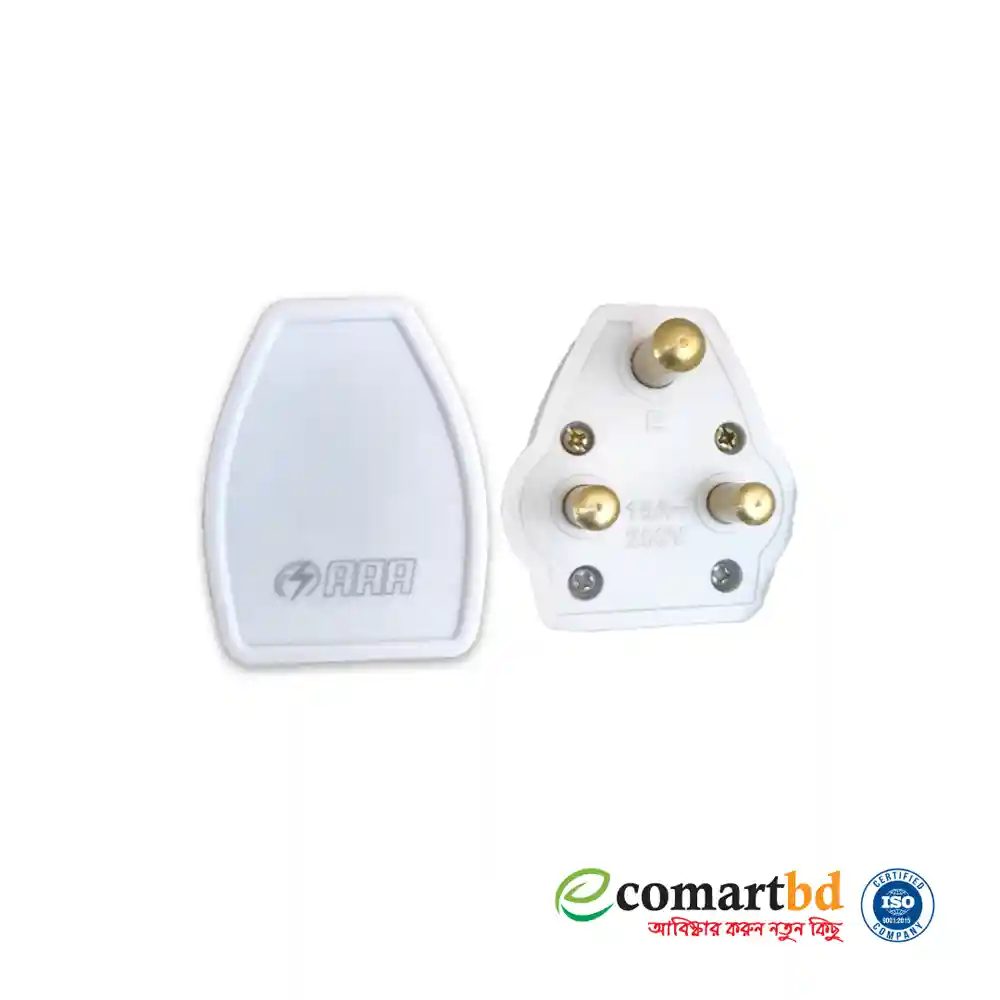 3 PIN PLUG ROUND (AAA)