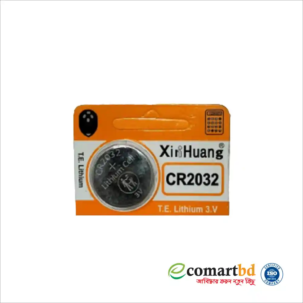1 Pcs Xin Huang CR2032 3V Lithium Battery, Button Cell Battery.