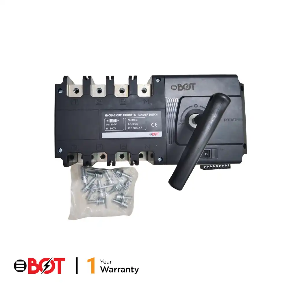 HYCQ4-250/4P Automatic Transfer Switch (4-pole, 250A)