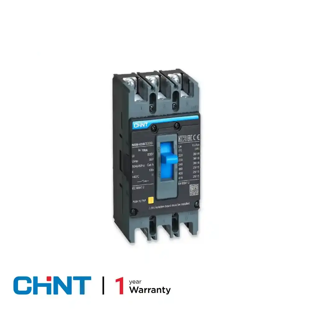 MCCB Chint 3P 100A