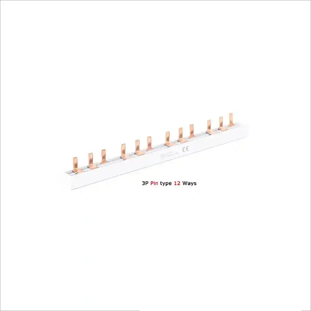 Copper Busbar Connector for Distribution Box Pin Type Three pole