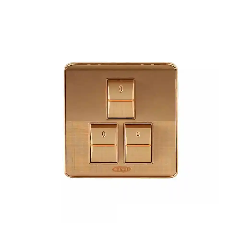 3 Gang 1 Way Switch