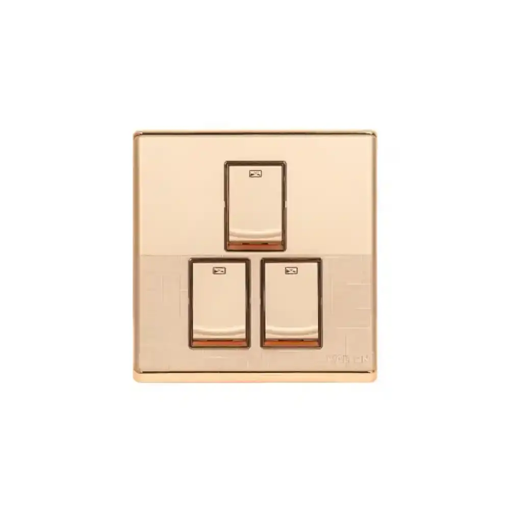 3 Gang 1 Way Switch (Fiona Series) Walton Gang Switch