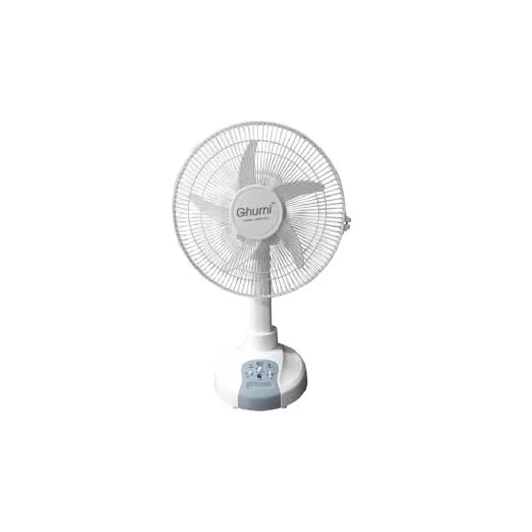 Ghurni 12 inch Ac/Dc Rechargeable Table Fan